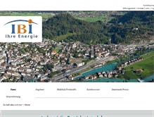 Tablet Screenshot of ibi.ch